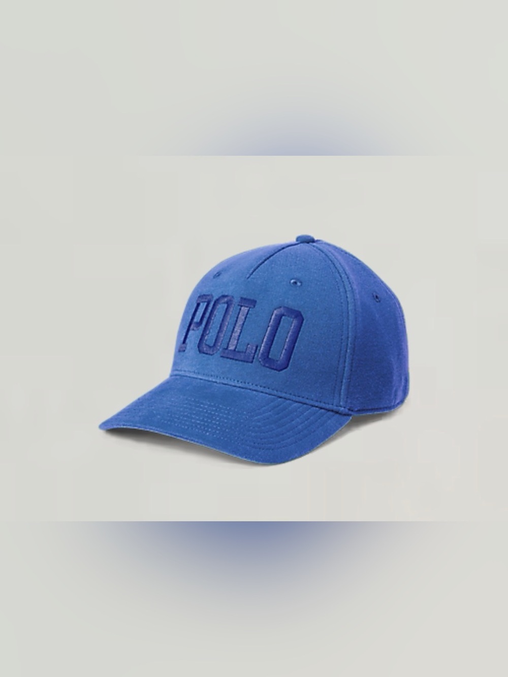Polo Ralph Lauren Logo Fleece Ball Cap Tonal Pony Five Panel Hat
